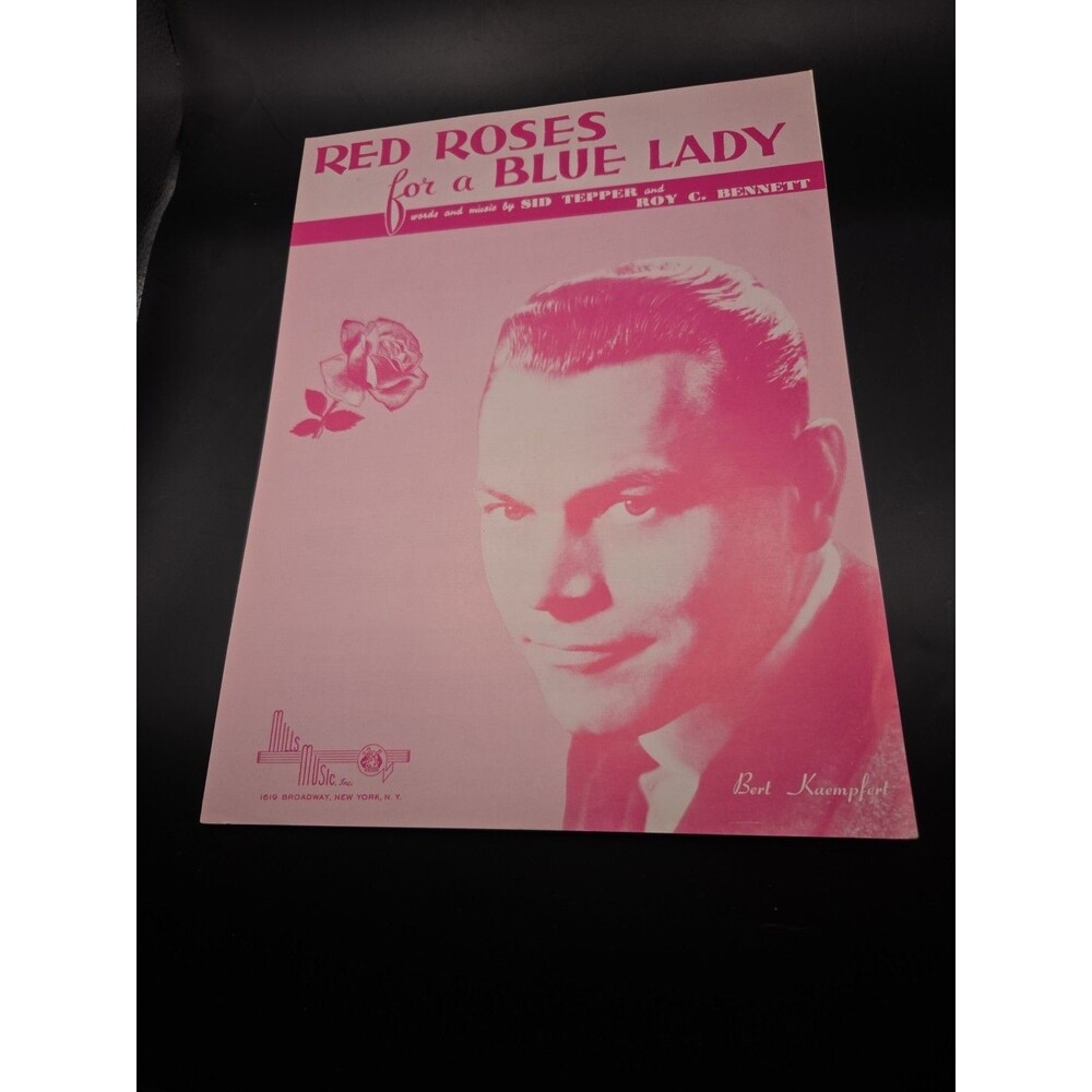 Red Roses for a Blue Lady Sheet Music Piano Vocals 1948 Tepper Bennett